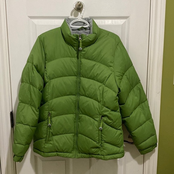 L.L. Bean Jackets & Blazers - L.L. Bean Green Puffer Goose Down Jacket Women’s Size Large